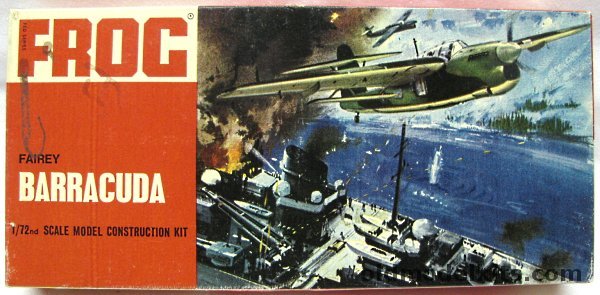 Frog 1/72 Fairey Barracuda Torpedo Bomber - Red Series, F161 plastic model kit